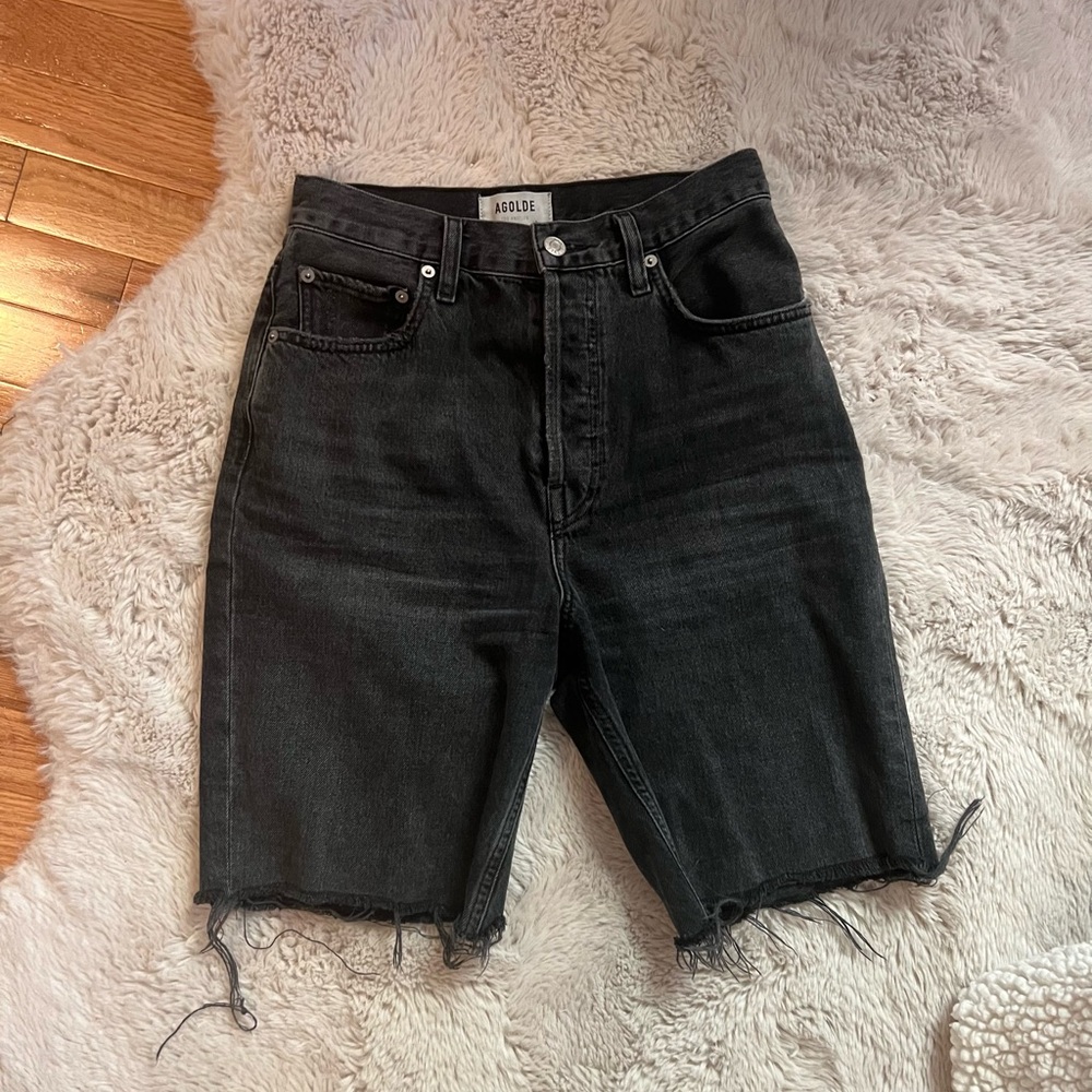 AGOLDE 90’s pinch waist denim shorts